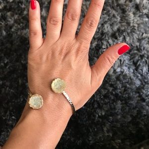 Gold Bracelet with stones